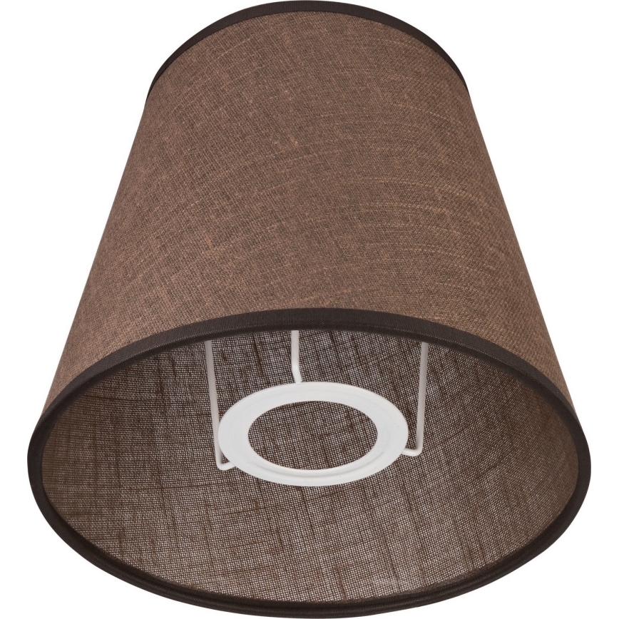 Ανταλλακτικό καπέλο για επιτοίχιο φωτιστικό LORENZO E27 διάμ. 16 εκ. καφέ