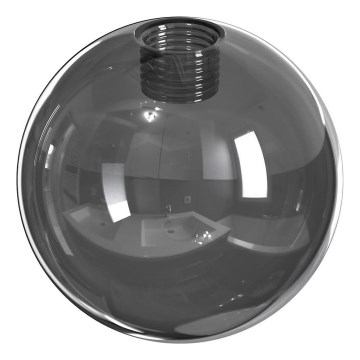 Ανταλλακτικό καπέλο για πολυέλαιο και επιτοίχιο φωτιστικό ROSSI διάμετρος 14 εκ. γκρι/καπνιστό