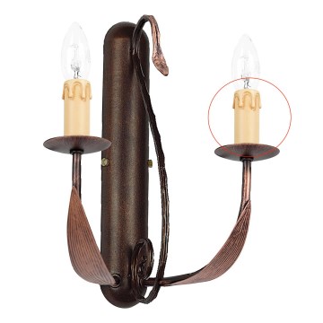 Ανταλλακτικό κηροπήγιο για φωτιστικό τοίχου LOARA E14