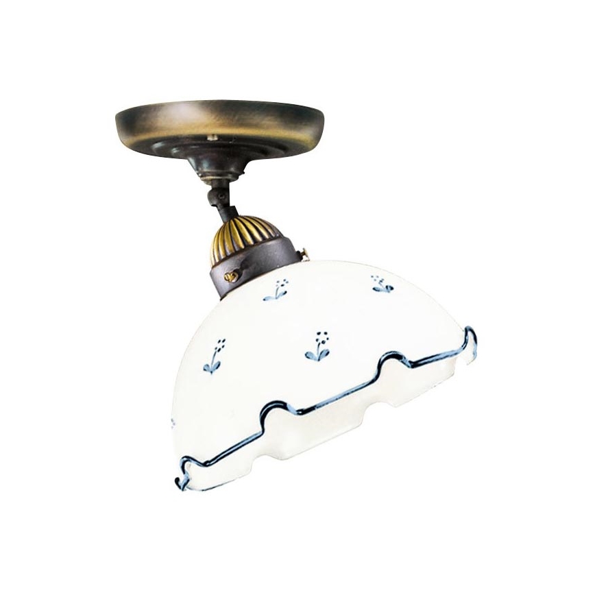 Ανταλλακτικό γυαλί universal NONNA E27 διάμ. 20 εκ. λευκό/μπλε