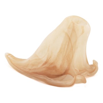 Ανταλλακτικό γυαλί για κρεμαστά φωτιστικά οροφής E14 11,5x18 cm μπεζ