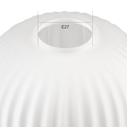 Ανταλλακτικό γυαλί για κρεμαστά φωτιστικά οροφής HARMA E27 21x14 cm λευκό