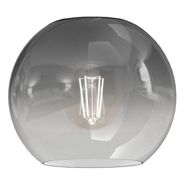 Ανταλλακτικό γυαλί για κρεμαστό φωτιστικό οροφής και φωτιστικό τοίχου MONTE E27 διάμετρος 15 cm φιμέ