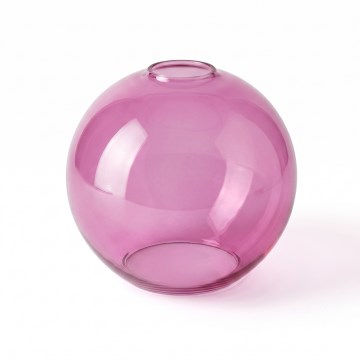 Ανταλλακτικό γυαλί για πολυέλαιο KULA E27, διάμ. 18 εκ., καπνιστό ροζ