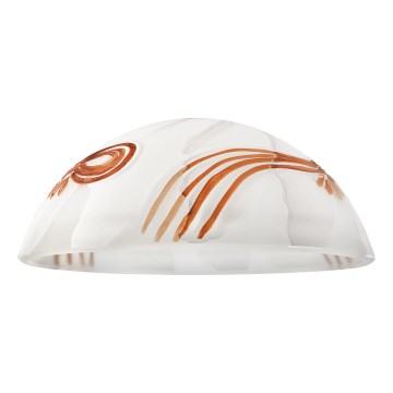 Ανταλλακτικό γυαλί για πολυέλαιο SFERA E27 120x300 mm λευκό/πορτοκαλί