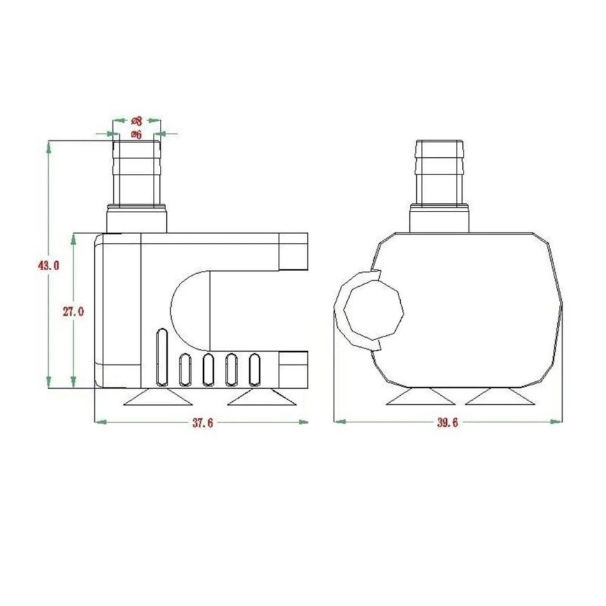 Αντλία 5-12V 200l/ώρα