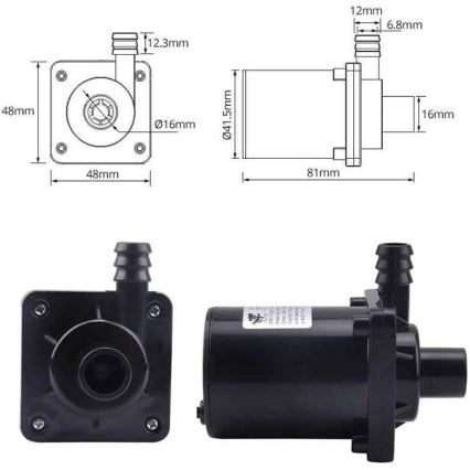 Αντλία 6-12 V, 700 l/ώρα