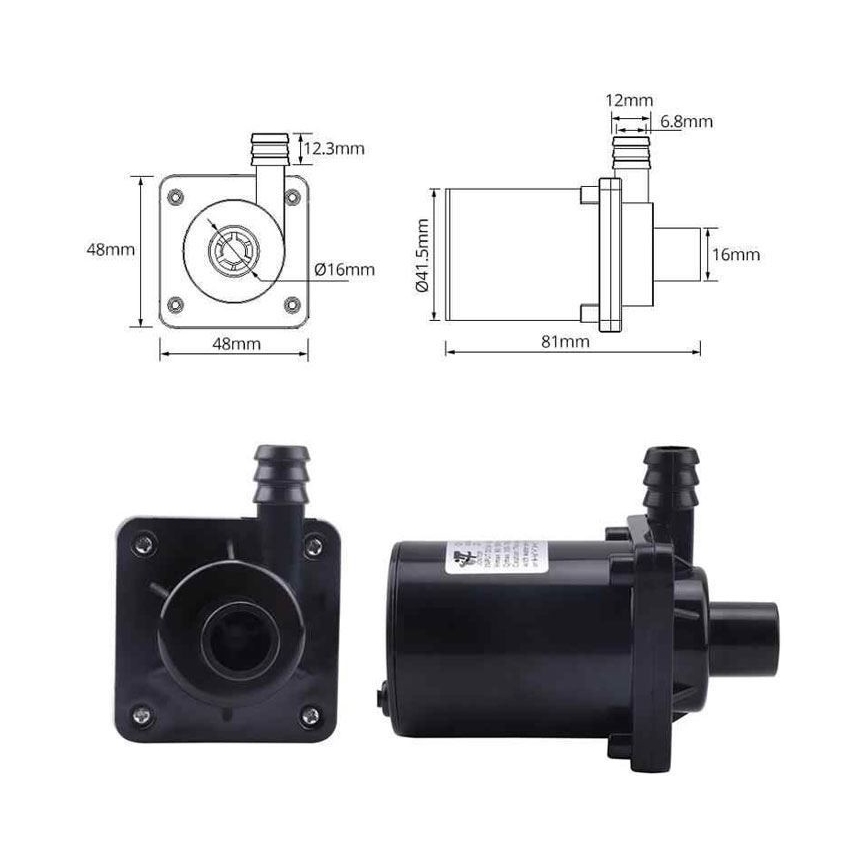 Αντλία 8-24VDC 900λ/ώρα