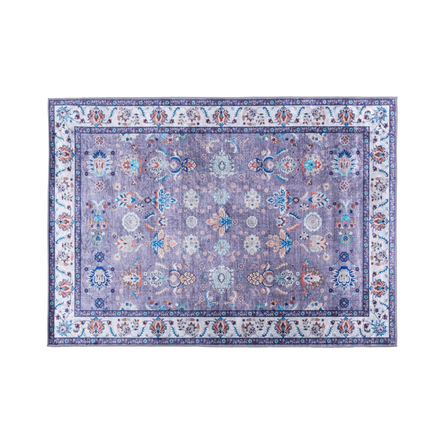Αντιολισθητικό ανατολίτικο χαλί PRINT SHINE 120 x 170 εκ. μπλε