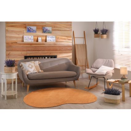 Αντιολισθητικό χαλί LOREN 120x170 cm πορτοκαλί