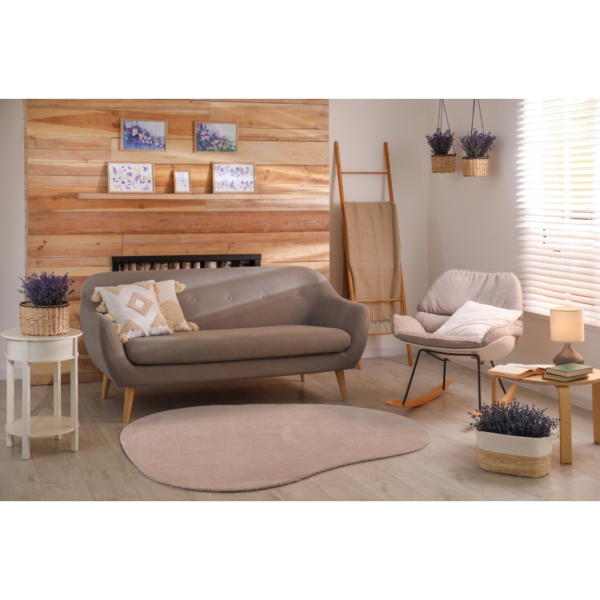 Αντιολισθητικό χαλί LOREN 120x170 cm μπεζ