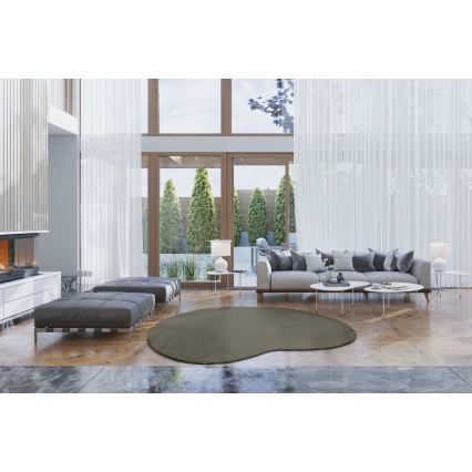 Αντιολισθητικό χαλί LOREN 160 x 230 εκ. – σκούρο πράσινο