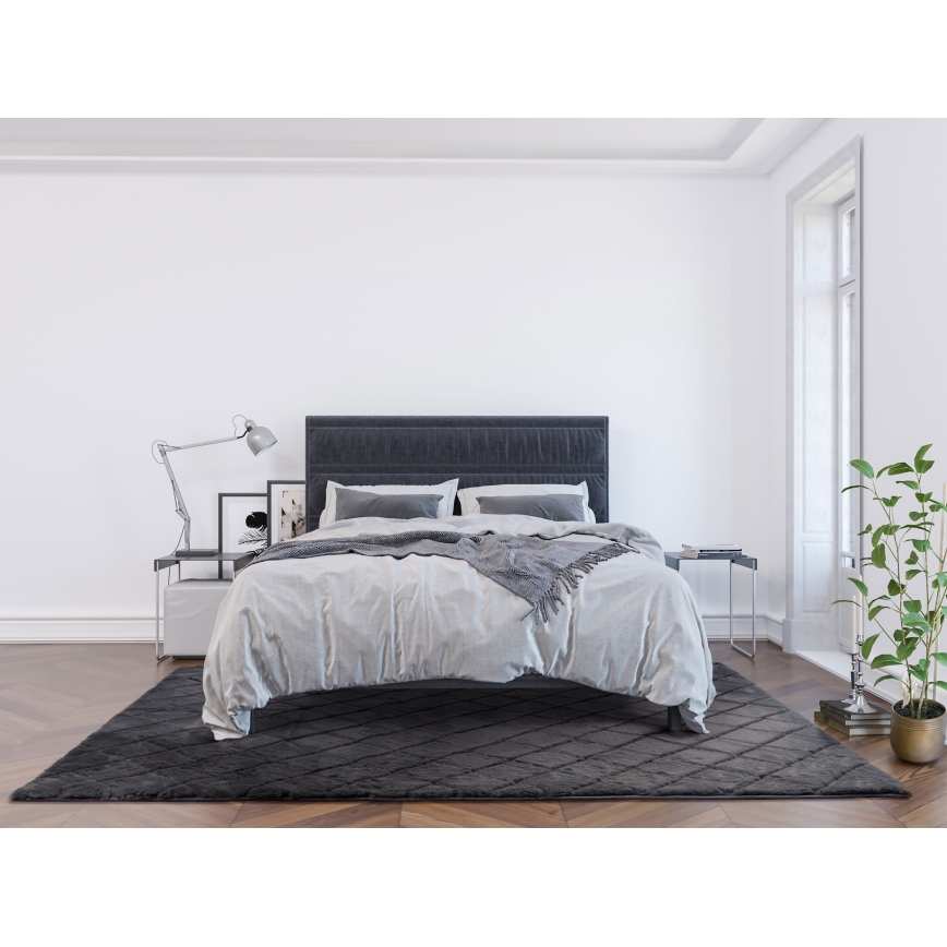Αντιολισθητικό χαλί MODENA NEW 120x160 cm ανθρακί