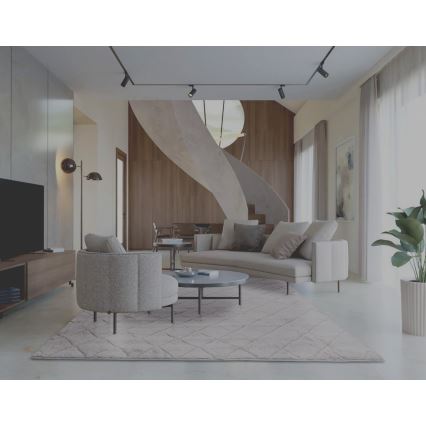 Αντιολισθητικό χαλί MODENA NEW 120x160 cm ανοιχτό γκρι