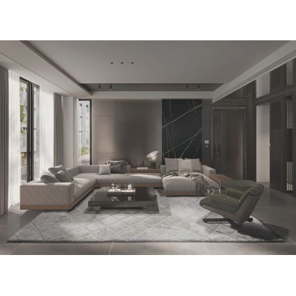 Αντιολισθητικό χαλί MODENA NEW 120x160 cm ανοιχτό γκρι