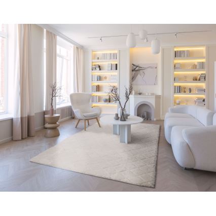 Αντιολισθητικό χαλί MODENA NEW 80x140 cm, σε κρεμ απόχρωση