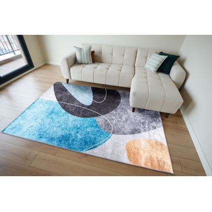 Αντιολισθητικό χαλί PRINT SHINE 160x230 cm, πολύχρωμο