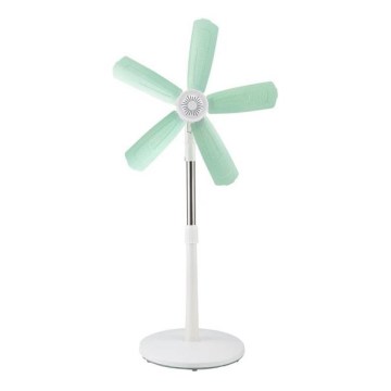 Ανεμιστήρας δαπέδου 15W/230V 100 cm λευκό/πράσινο