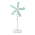 Ανεμιστήρας δαπέδου 15W/230V Ø 50 cm λευκό/πράσινο