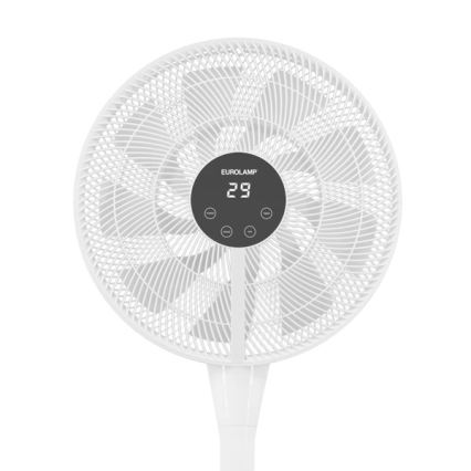 Ανεμιστήρας δαπέδου 25W/230V, διάμ. 40 cm, λευκός + τηλεχειριστήριο
