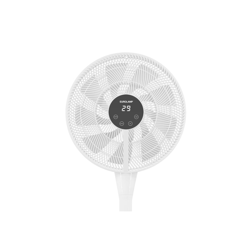 Ανεμιστήρας δαπέδου 25W/230V, διάμ. 40 cm, λευκός + τηλεχειριστήριο