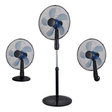 Ανεμιστήρας δαπέδου 3 σε 1 50W/230V Ø 40 cm μαύρος