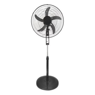 Ανεμιστήρας δαπέδου 60W/230V, διάμετρος 50 cm, μαύρος + τηλεχειριστήριο