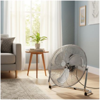 Ανεμιστήρας δαπέδου VIENTO 200W/230V σε γυαλισμένο χρώμιο