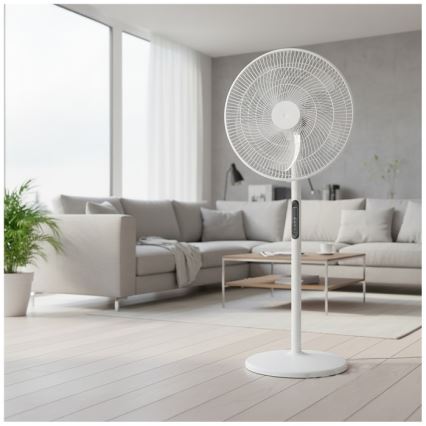 Ανεμιστήρας δαπέδου VIENTO-R 40W/230V λευκός + τηλεχειριστήριο