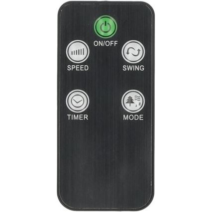 Ανεμιστήρας Ορθοστάτης LISSE 45W/230V 91,4 cm μαύρο + τηλεχειριστήριο