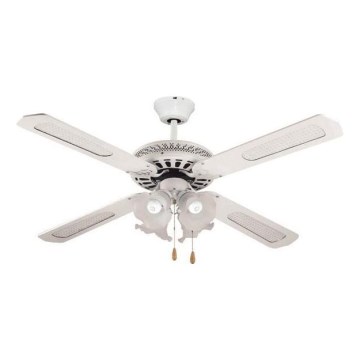 Ανεμιστήρας οροφής 4xE27/70W/230V, Ø 132 εκ., λευκός
