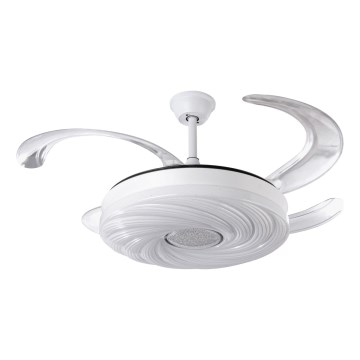 Ανεμιστήρας οροφής LED Dimmable LED/60W/230V 3000-6000K διάμετρος 50 cm λευκό + τηλεχειριστήριο