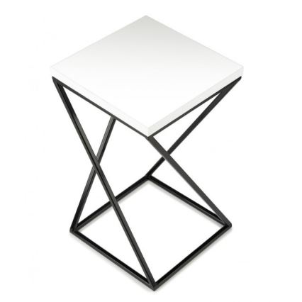 Ανθοστήλη LOFT 40x24 cm μαύρο/λευκό