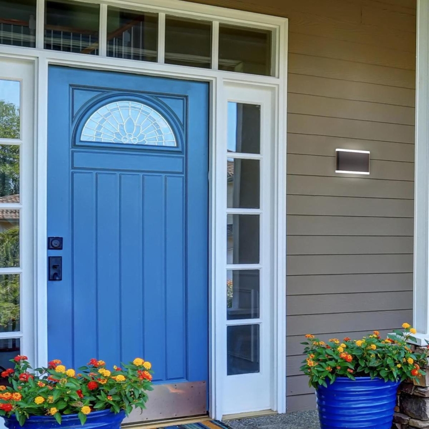 B.K. Licht 1184 - Εξωτερικό επιτοίχιο φωτιστικό LED 2xLED/3,5W/230V IP44 4000K