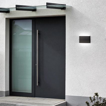 B.K. Licht 1184 - Εξωτερικό επιτοίχιο φωτιστικό LED 2xLED/3,5W/230V IP44 4000K