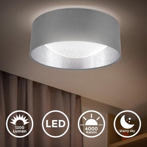 B.K. Licht 1308 - Φωτιστικό οροφής LED LED/12W/230V
