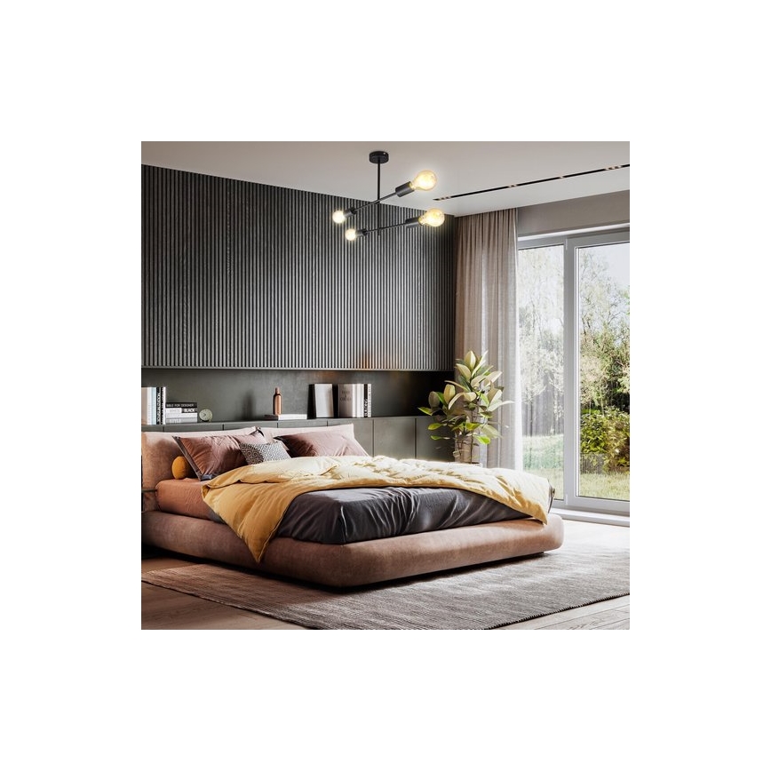 B.K. Licht 1343 - Κρεμαστό φωτιστικό 4xE27/60W/230V