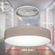 B.K. Licht 1395 - Φωτιστικό οροφής LED LED/20W/230V  γκρι- καφέ
