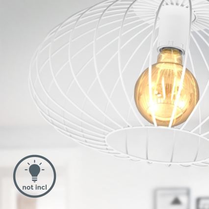 B.K. Licht 1399 -Πλαφονιέρα οροφής RETRO 1xE27/40W/230V λευκό