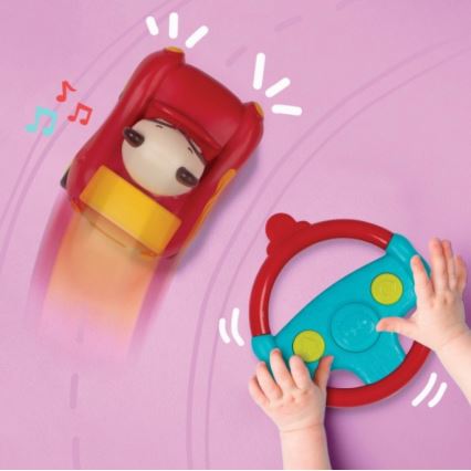 B-Toys - αυτοκίνητο με τηλεχειριστήριο Panda Bingo 4xAA + 2xAAA