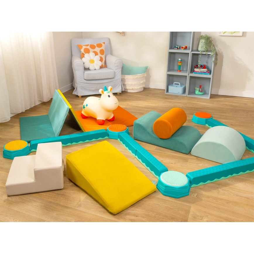 B-Toys - Παιδικά αφρώδη τουβλάκια WONDERSHAPES, σετ 3 τεμαχίων