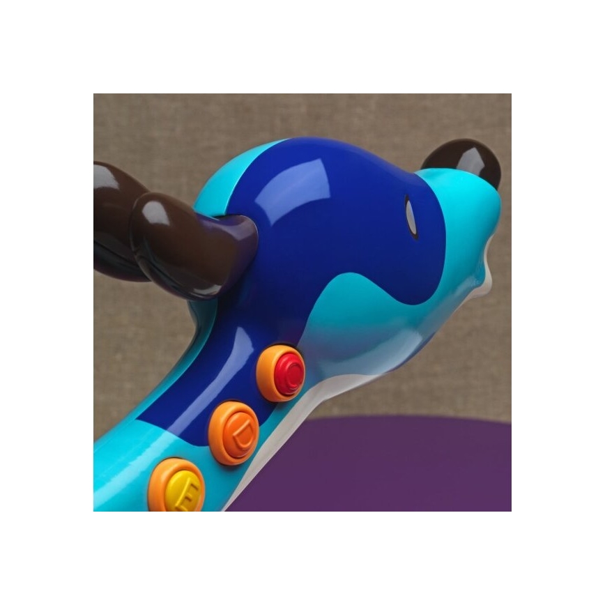 B-Toys - Παιδική ηλεκτρική κιθάρα Σκύλος Woofer 3xAA