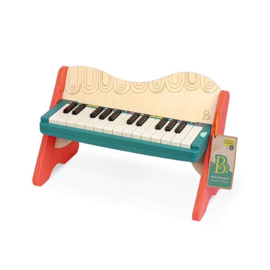B-Toys - Παιδικό ξύλινο πιάνο Mini Maestro