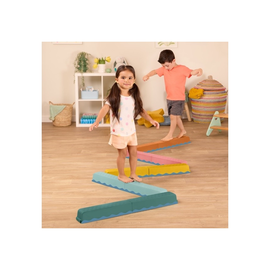 B-Toys - Πίστα με εμπόδια BALANCE & HOP 10 τμχ