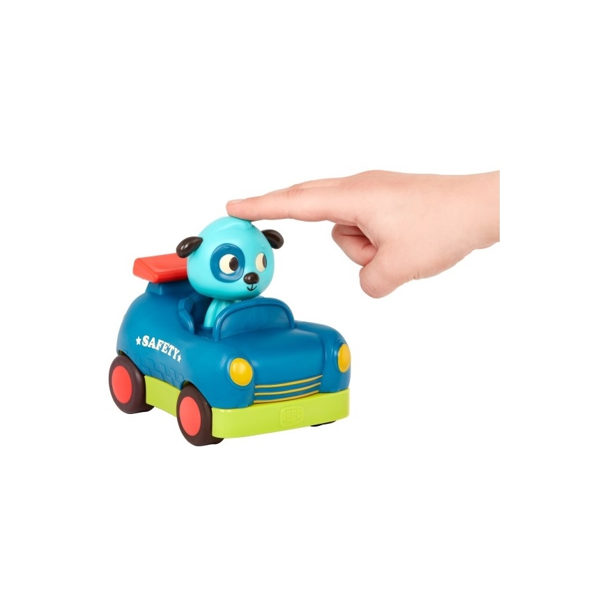 B-Toys - Αυτοκινητάκι με τηλεχειριστήριο Σκύλος Woofer 4xAA