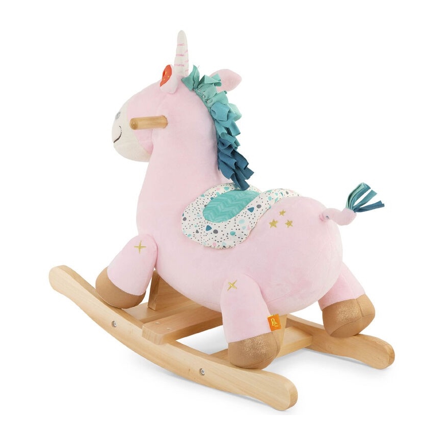B-Toys - Κουνιστό παιχνίδι μονόκερος CLEO λεύκη