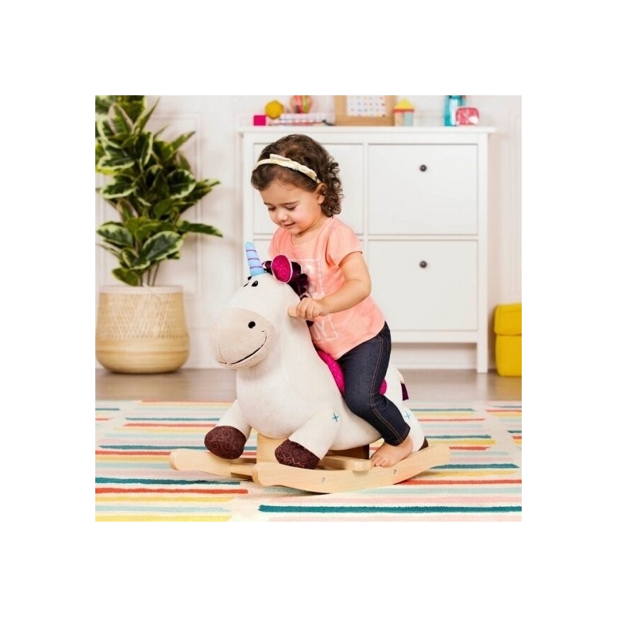 B-Toys -Κουνιστό παιχνίδι μονόκερος DILLY DALLY λεύκη