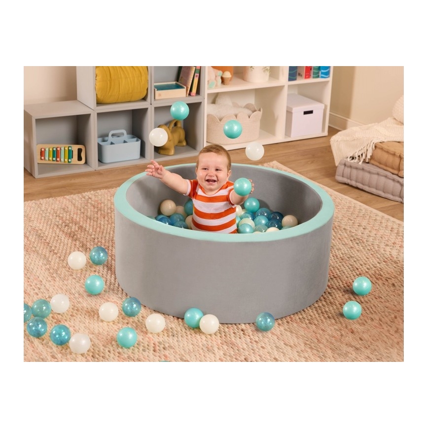 B-Toys - Μαχαίρι κουζίνας για ζαμπόν διάμετρος 89 cm γκρι/τιρκουάζ