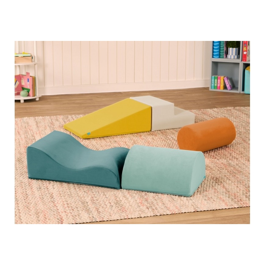 B-Toys - 	Παιδικά τουβλάκια από αφρό MAXI WONDERSHAPES 5 τμχ