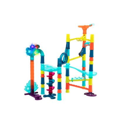 B-Toys - Παιχνίδι κατασκευών Marble track MARBLE Deluxe 3xAG13